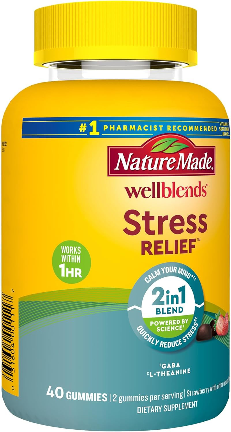 Nature Made Wellblends Stress Relief Gummies