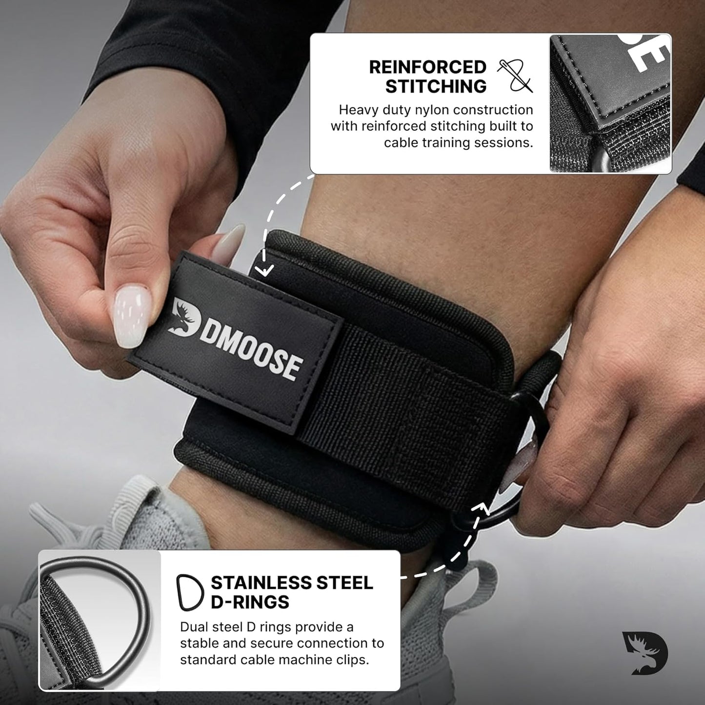 DMoose Fitness Ankle Strap for Cable Machine