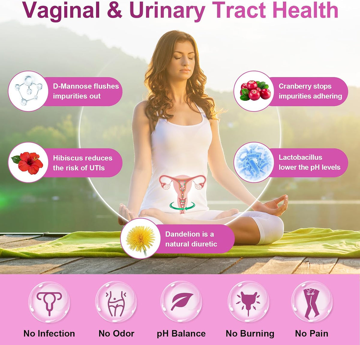 NATURE TARGET Probiotics for Women, 100 Billion CFU, 90 Veggie Capsules