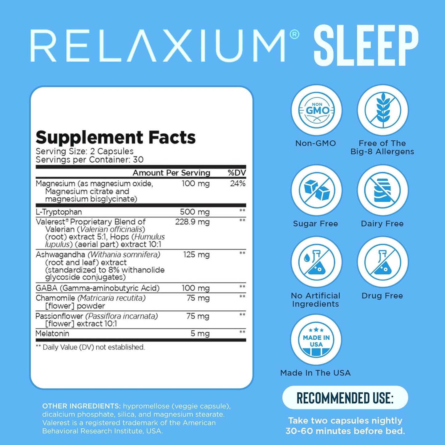 Relaxium Sleep Aid for Falling Asleep & Staying Asleep