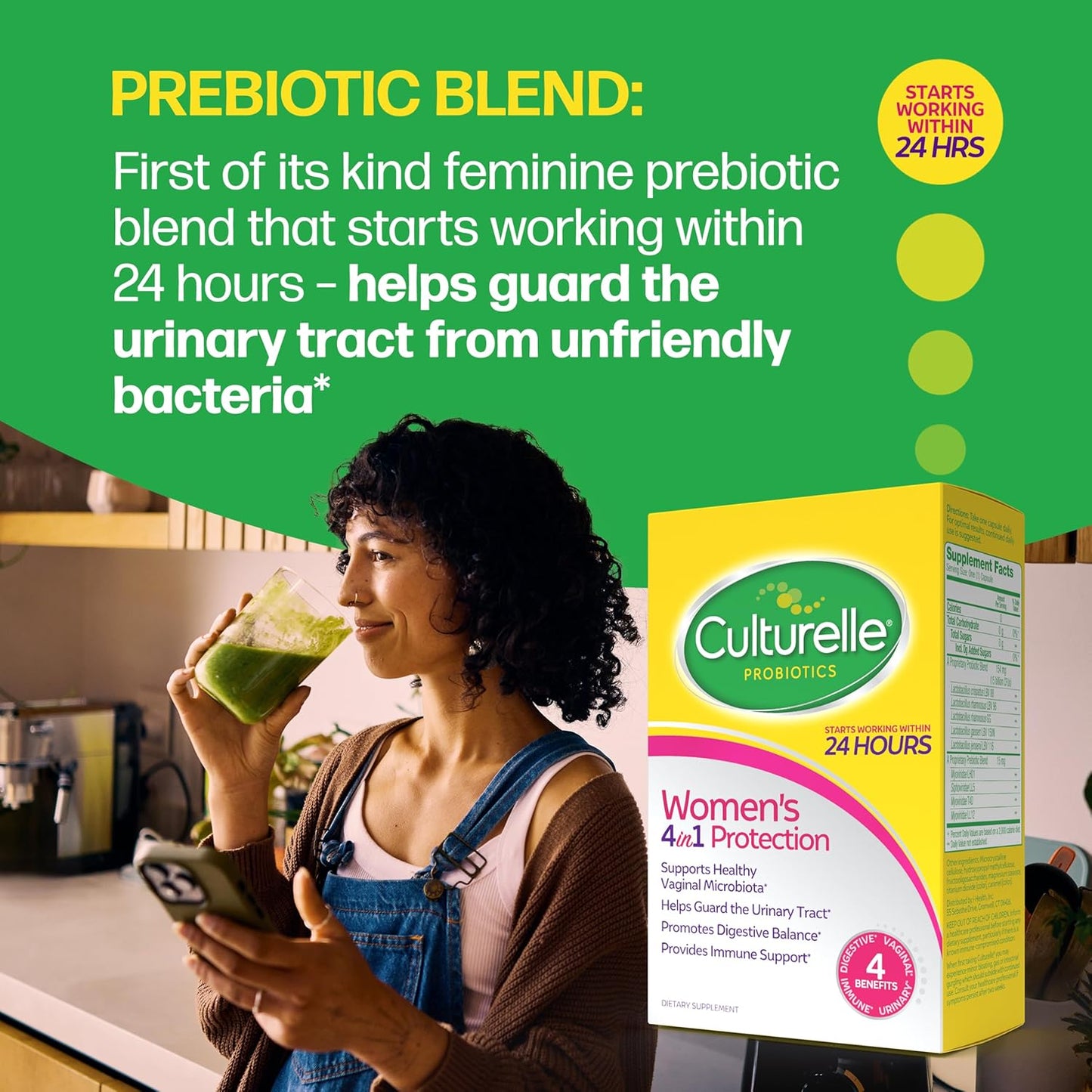 Culturelle Probiotics for Women with Prebiotics