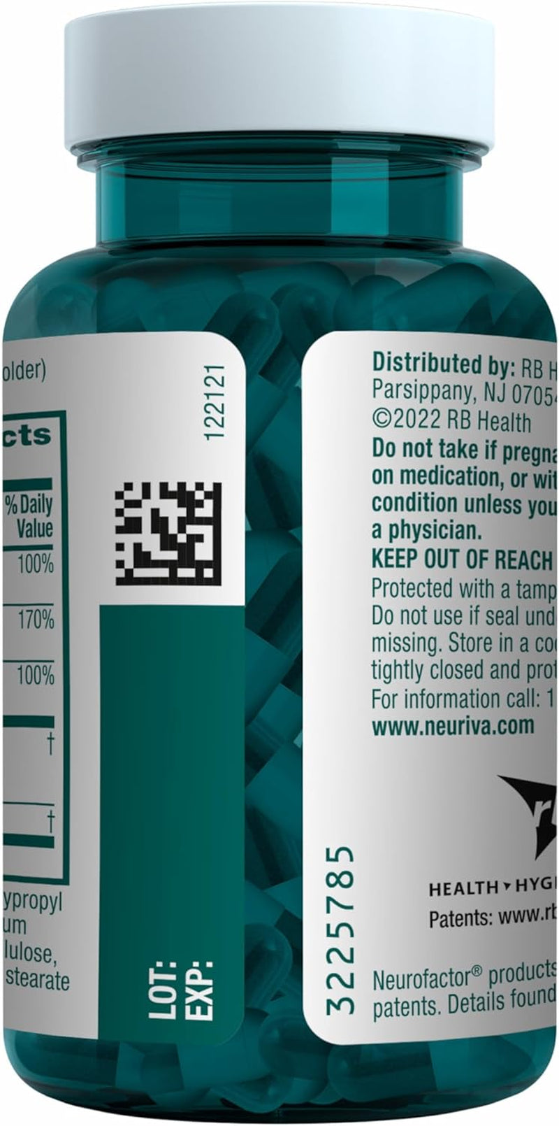 NEURIVA Plus Brain Supplement for Memory, Focus & Concentration + Cognitive Function
