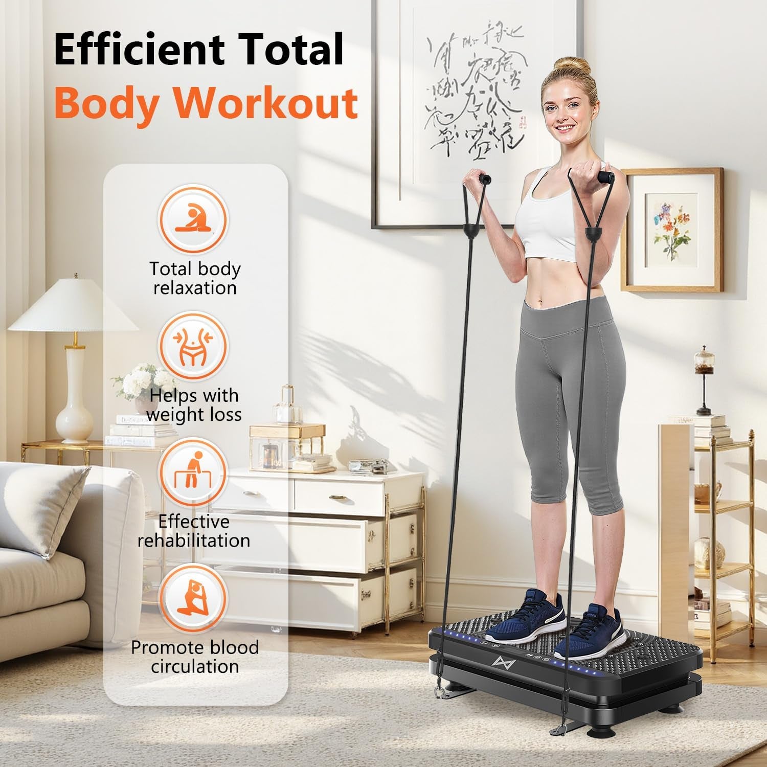 AXV Vibration Plate Fitness Platform Exercise Machine