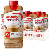 Premier Protein Shake, Café Latte with Caffeine for Energy, 30G Protein, 12 Pack