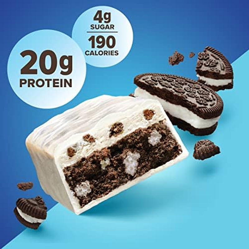 Pure Protein Cookies and Cream Protein Bars – 20G Protein, 3G Sugar, 190 Calories (12 Count)