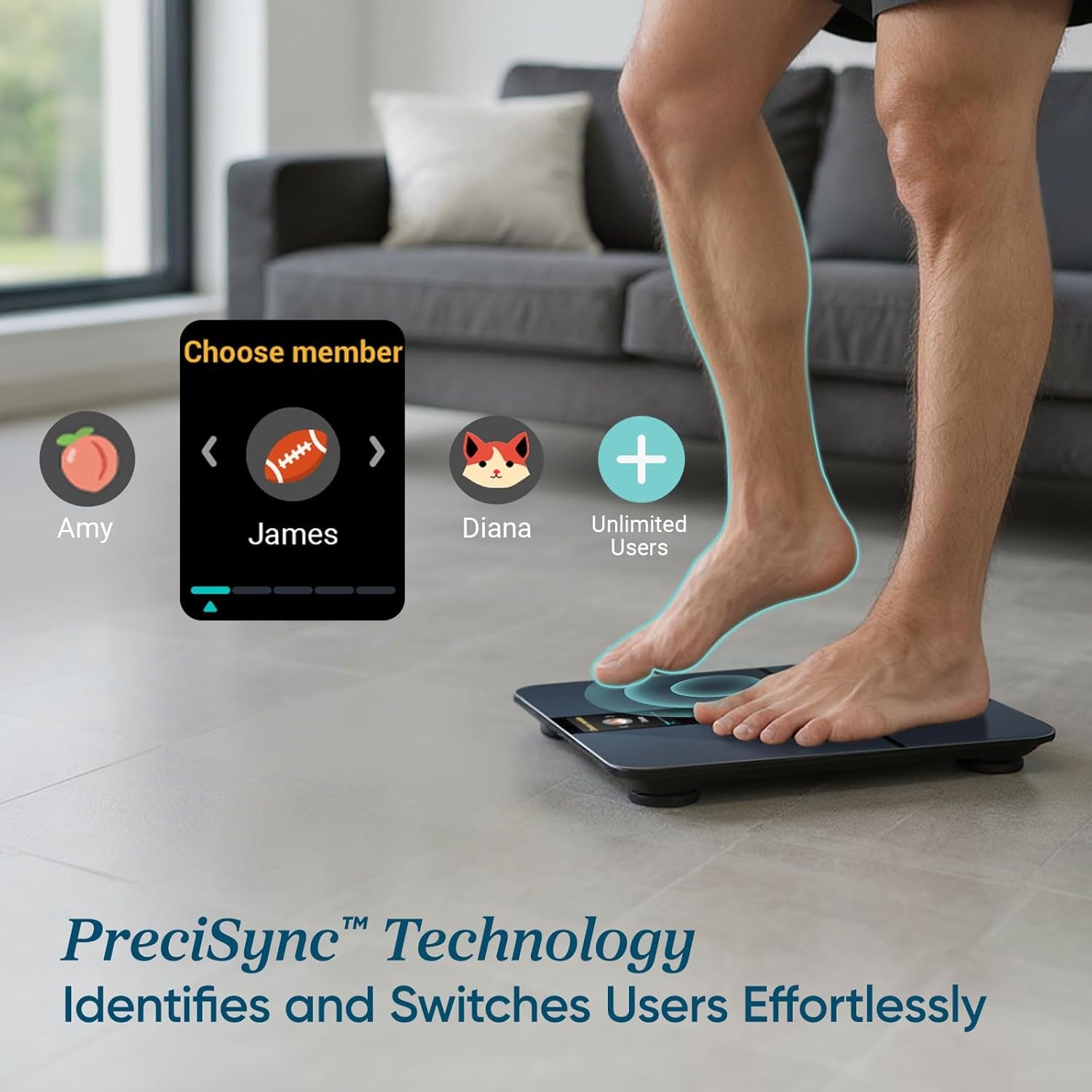 Etekcity FSA&HSA Eligible Smart Scale for Body Weight Fat