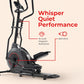 Smart Upright Elliptical W/Pulse Sensor Built-In, Indoor Full-Body Cross-Training & Cardio Exercise Machine for Home, Free Sunnyfit App Connection