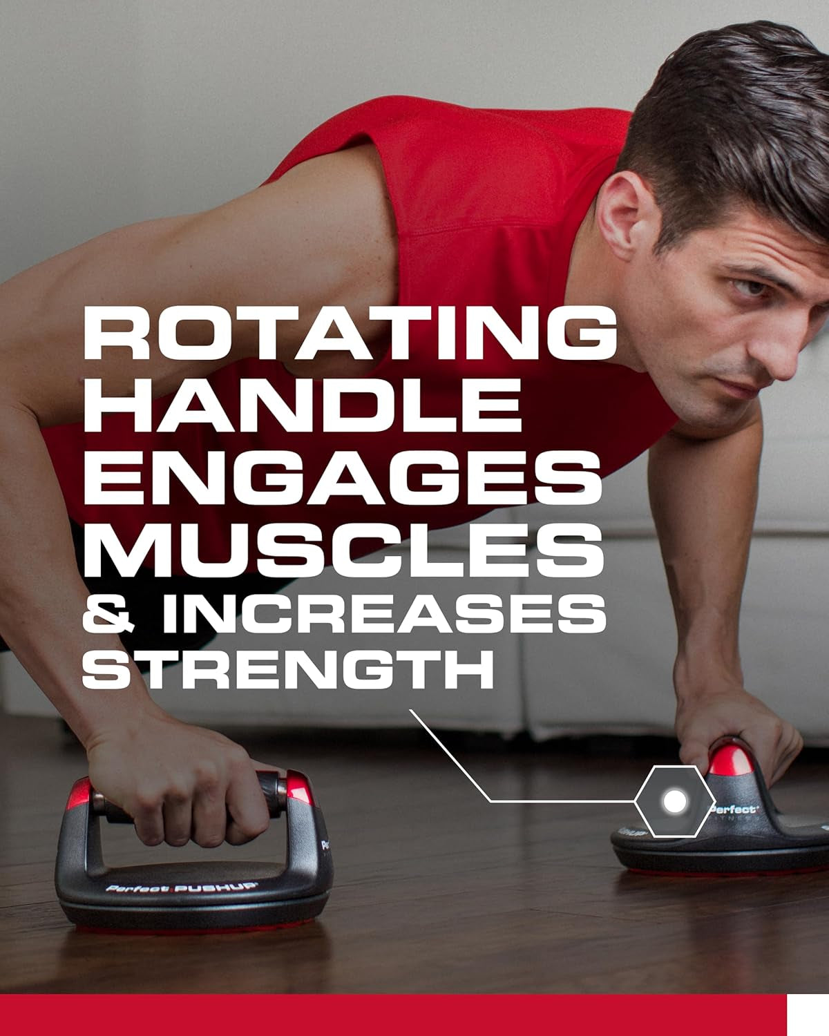 Perfect Pushup Elite with Rotating Handle Design
