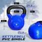 45 Pound Vinyl Coated Cast Iron Kettlebell