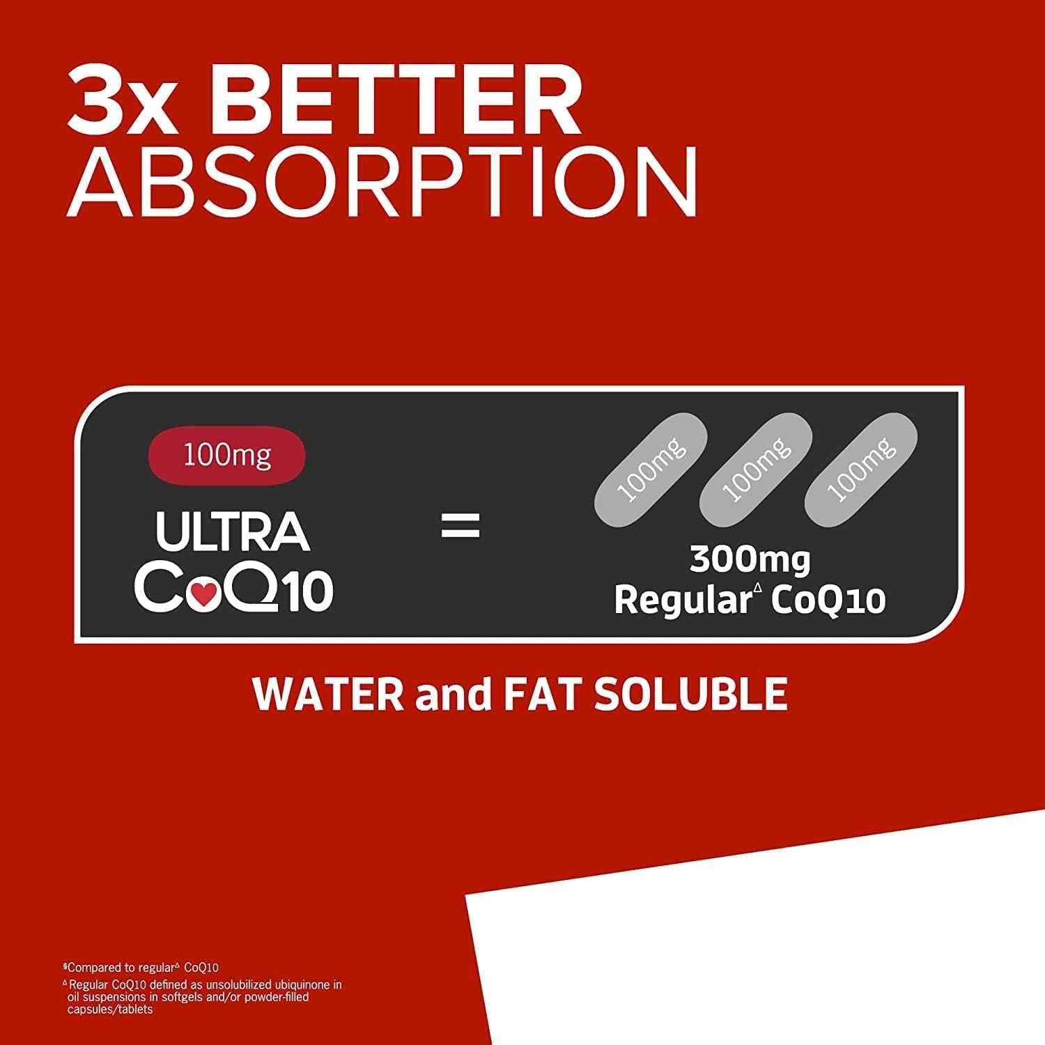 Qunol Ultra CoQ10 100mg, 3x Better Absorption