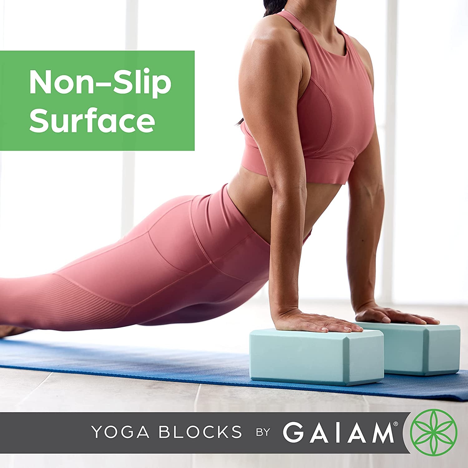 Gaiam Yoga Block - Supportive Latex-Free Eva Foam