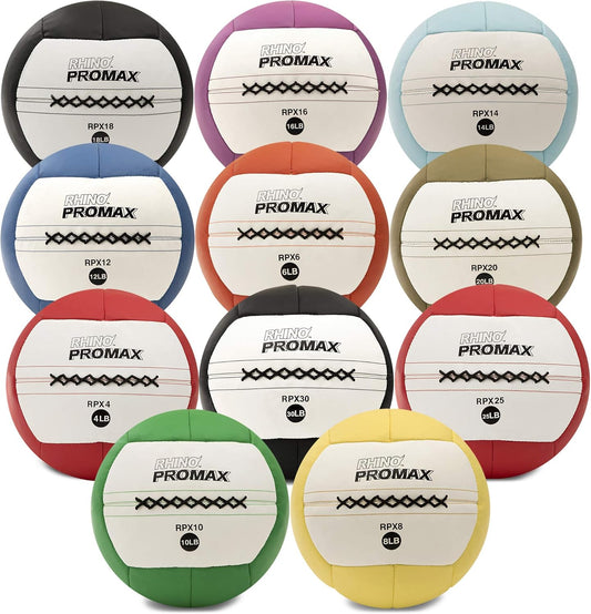 Rhino Promax Wall Balls - Soft Shell Non-Slip Grip for Weightlifting