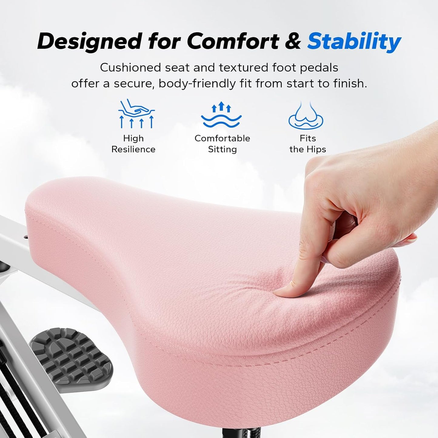 MERACH 2 in 1 Squat Rowing Machine