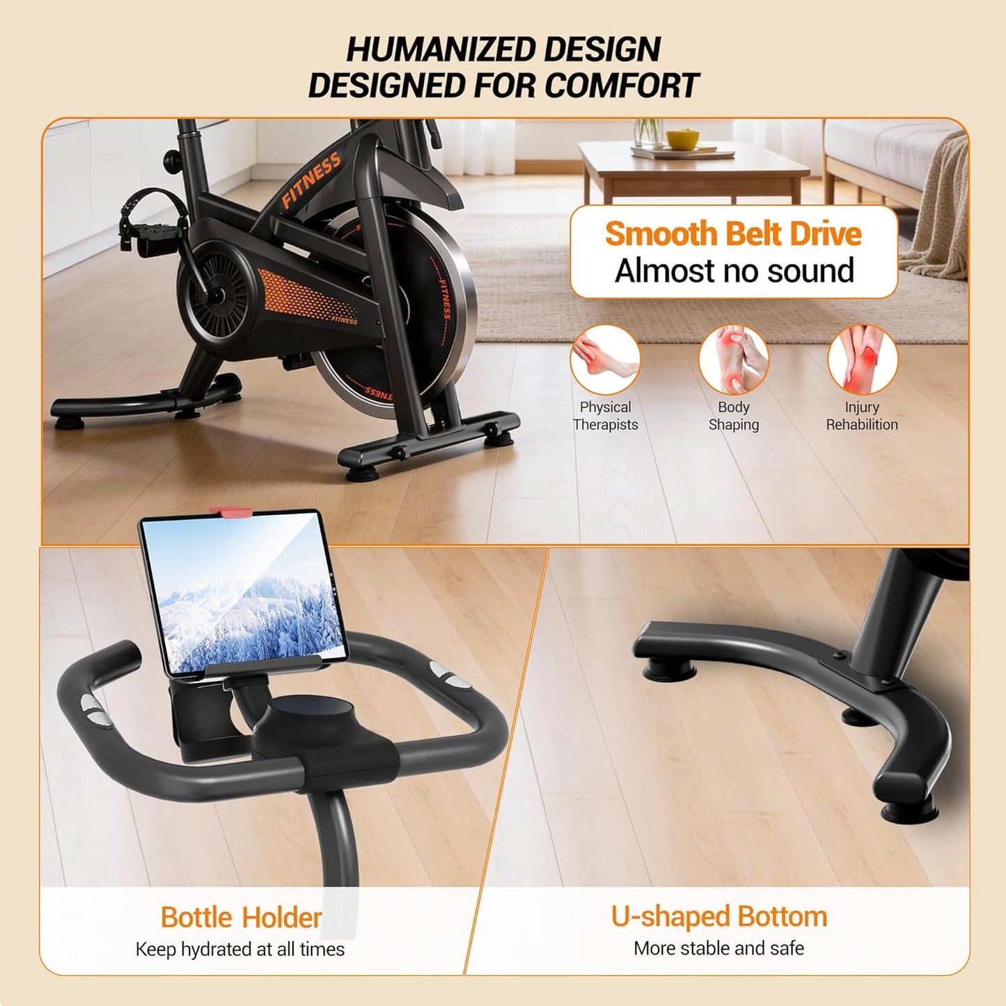 CURSOR FITNESS Exercise Bike