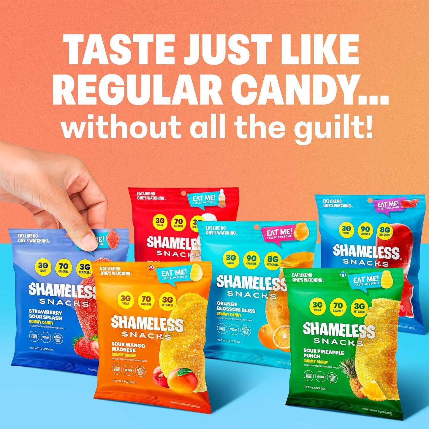 Shameless Snacks Carnival Gummy Candy Variety Pack