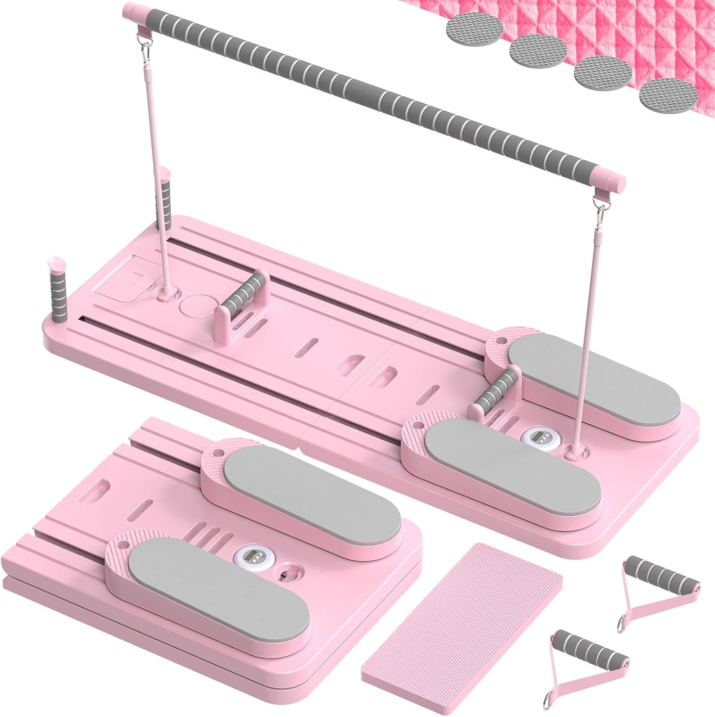 Multifunctional Pilates Board, Sets 7-In-1 Pilates Reformer Machine