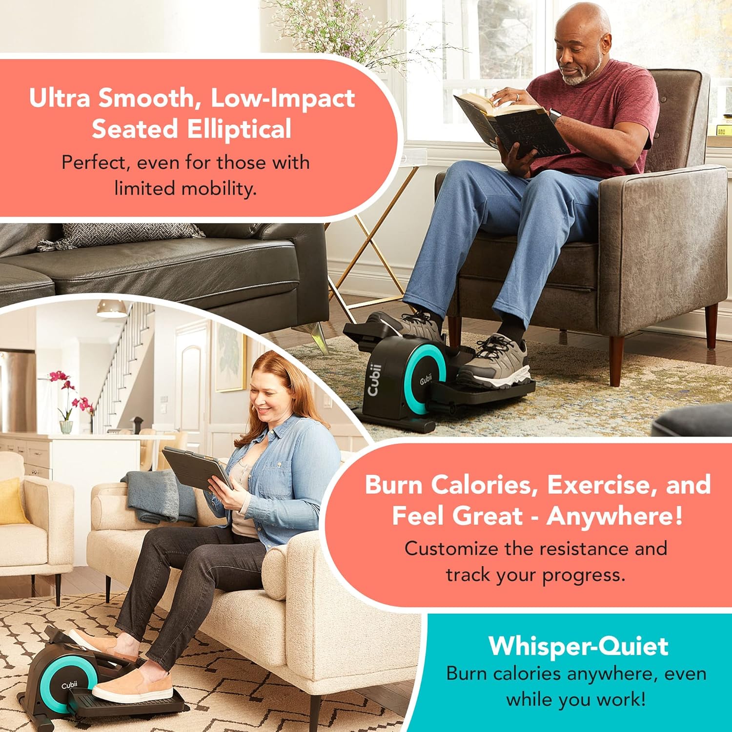 Cubii JR1 Under Desk Elliptical