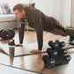 BalanceFrom Neoprene Coated Iron Dumbbell Hex Weights Set
