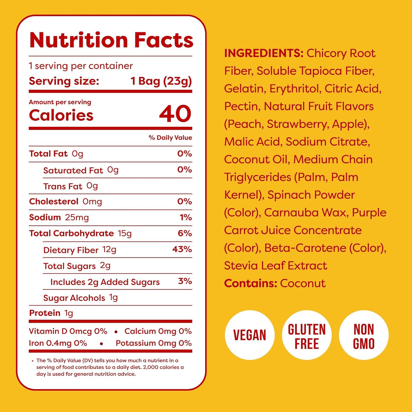 Kiss My Keto Sugar Free Gummy Bears, 12-Pack