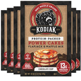Kodiak Cakes Protein Pancake Power Cakes, Chocolate Chip (Pack of 6)