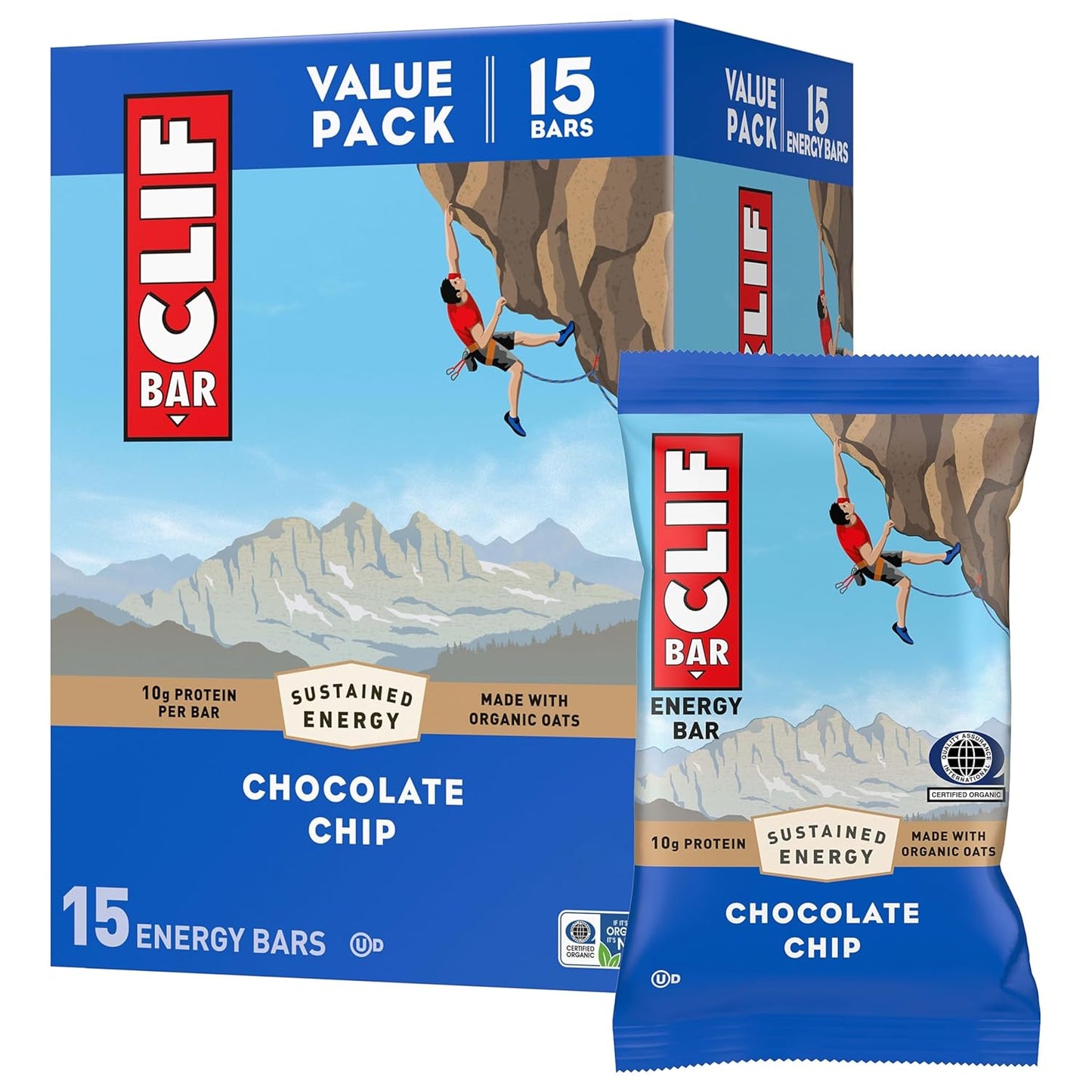 CLIF BAR - Energy Protein Bars - (15 Pack)