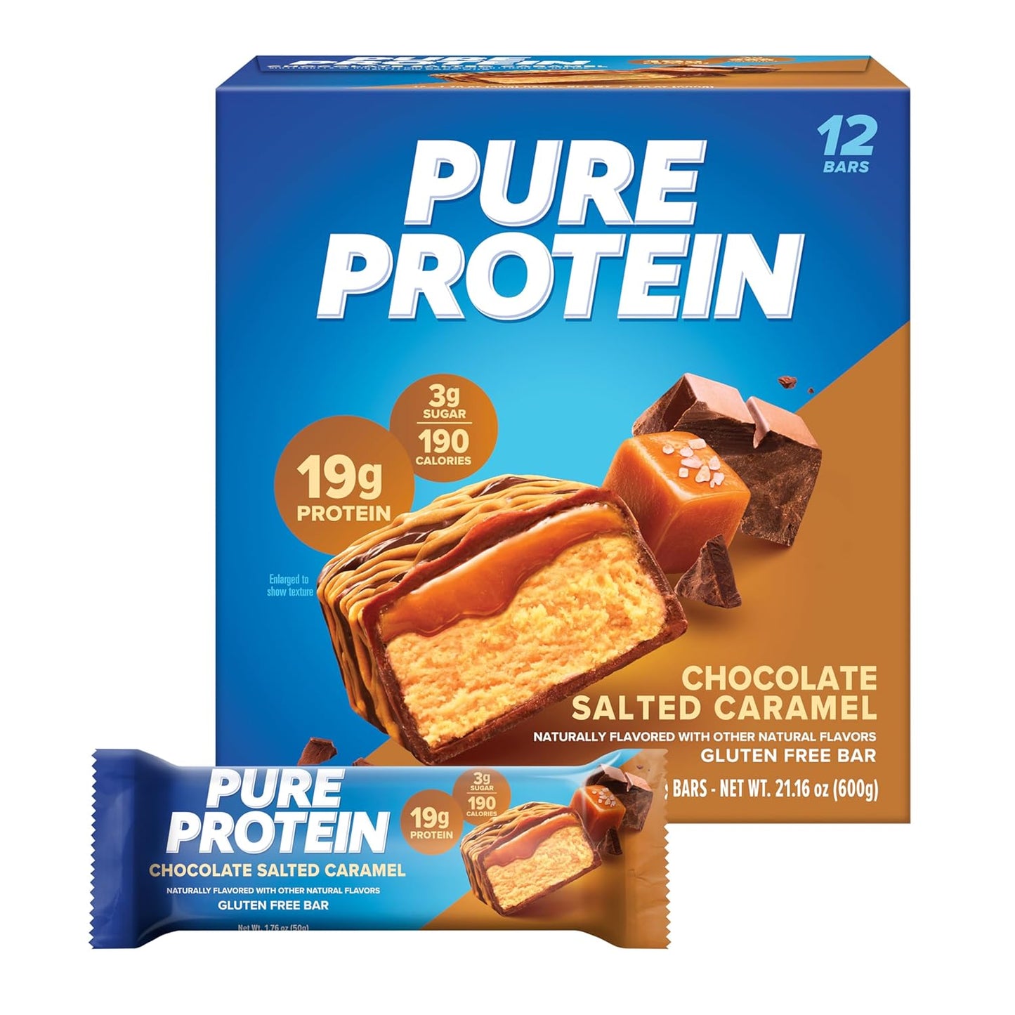 Pure Protein Bars – 20G Protein (12 Count) 