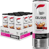 CELSIUS Sparkling Cherry Cola, Sugar Free Energy Drink, 12 Fl Oz (Pack of 12)