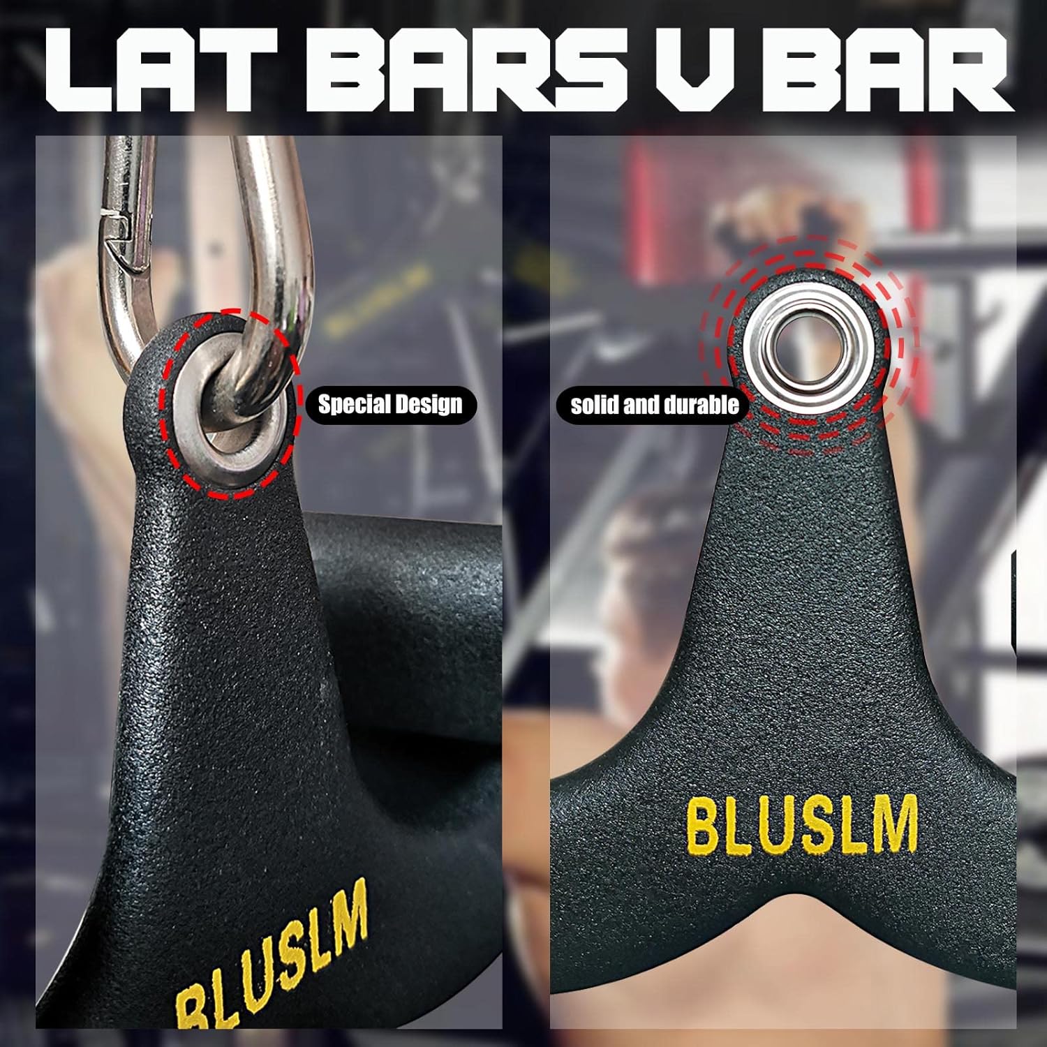 BLUSLM LAT Pull down Bar for Cable Machine