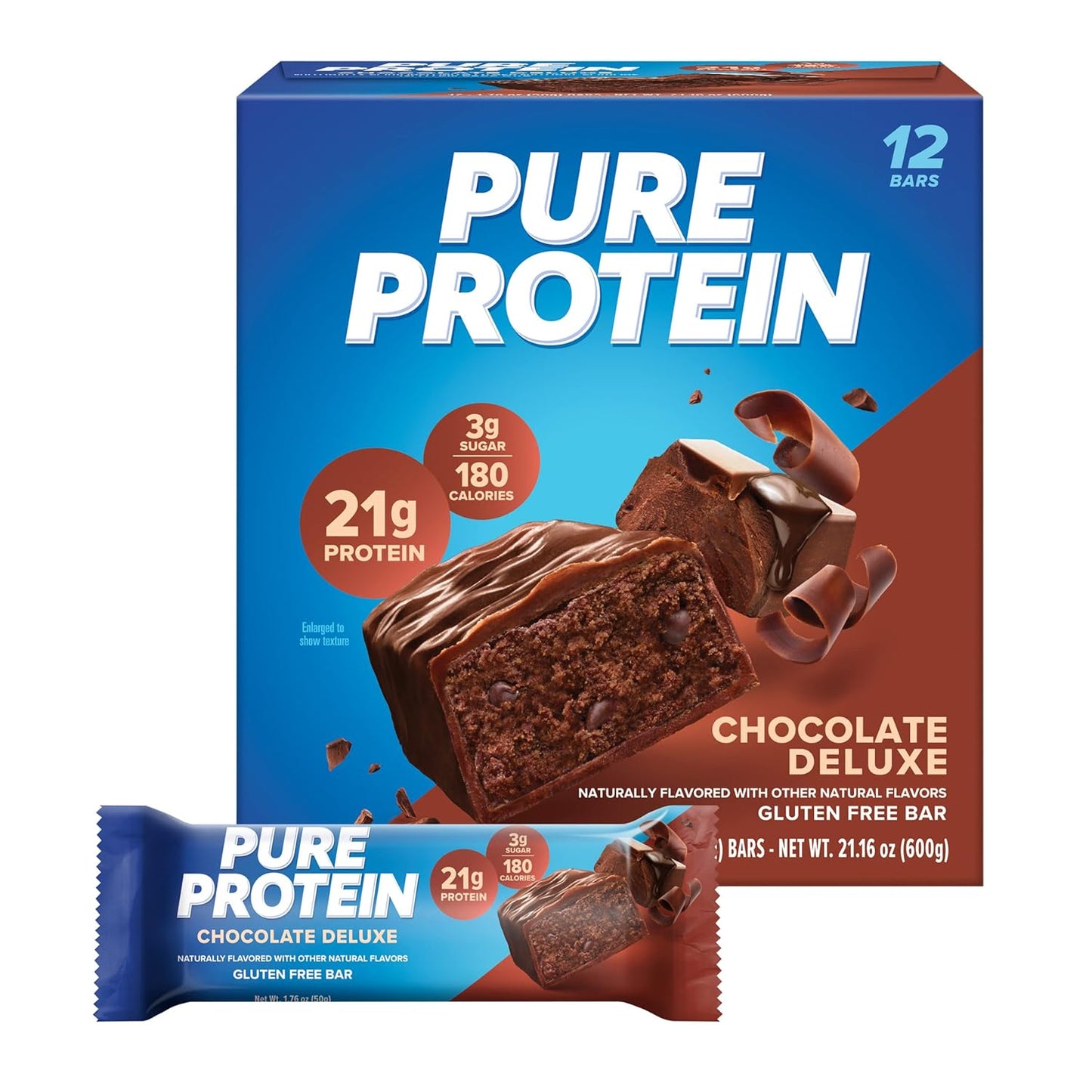 Pure Protein Bars – 20G Protein (12 Count) 