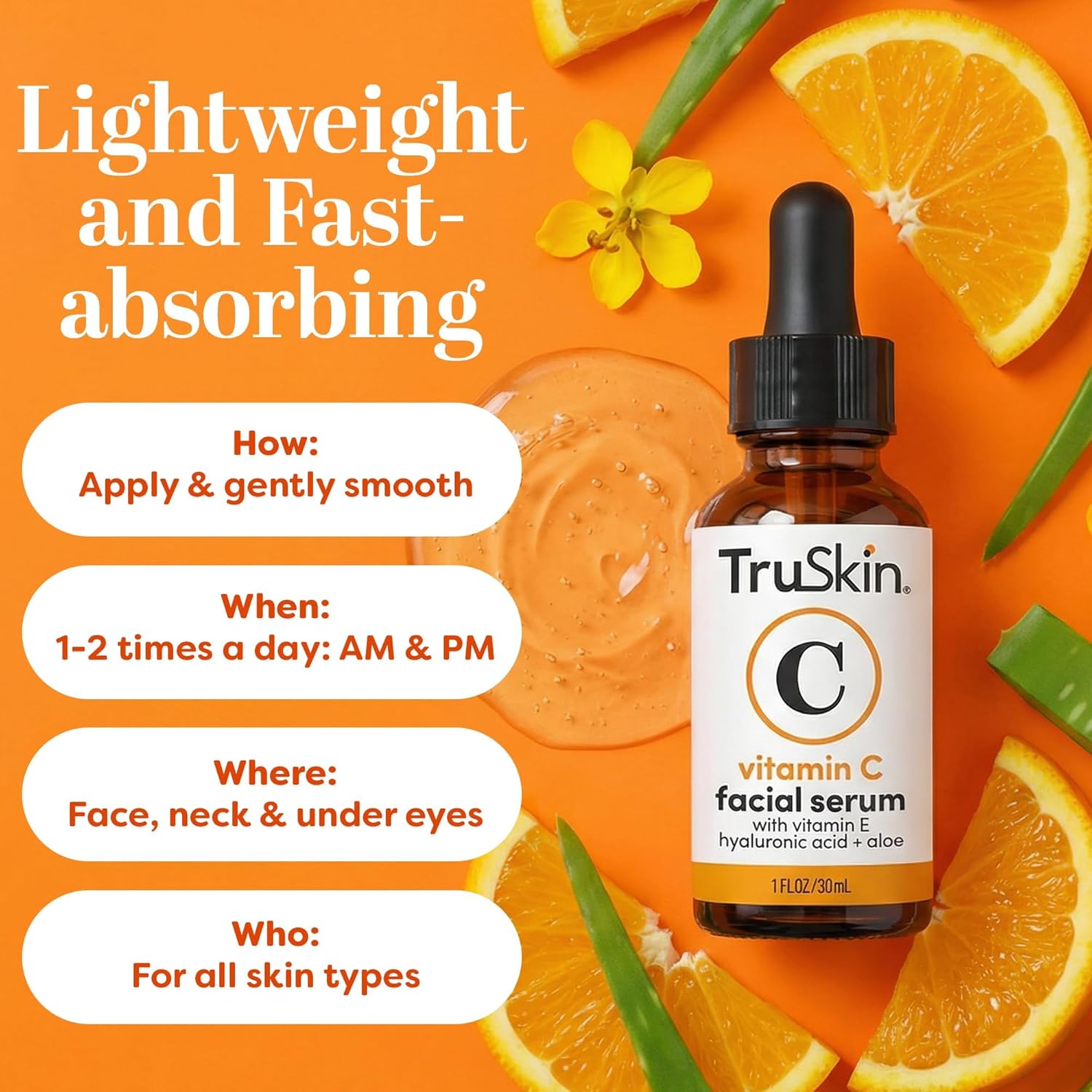 TruSkin Vitamin C Serum for Face - Anti Aging Face Serum
