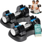 Adjustable Dumbbells Set – 25Lb Pair