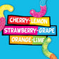 Trolli Sour Brite Crawlers, Cherry-Lemon, Strawberry-Grape & Orange-Lime, Gummy Worms