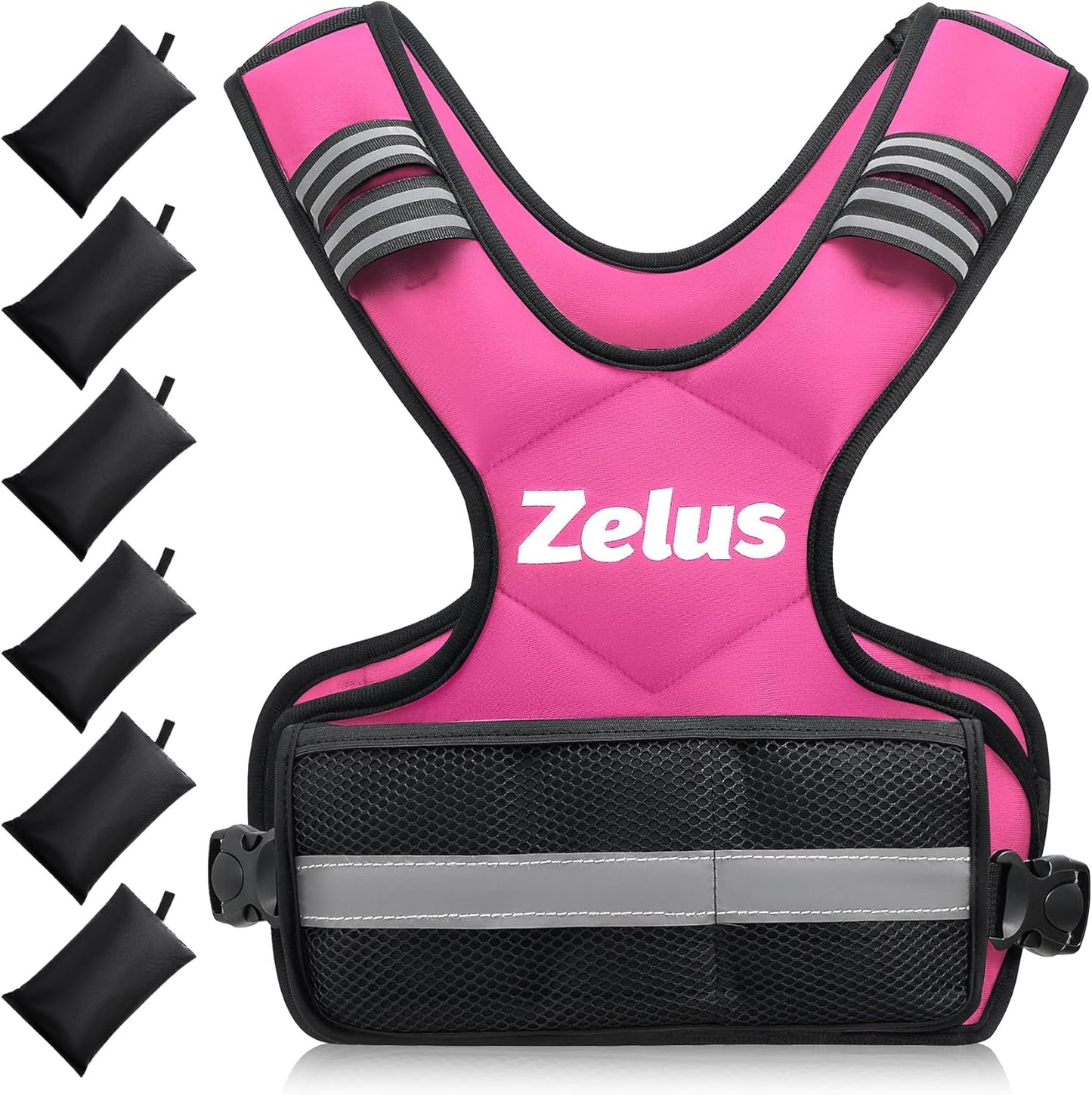 ZELUS Weighted Vest for Men and Women | 4-10Lb/11-20Lb/20-32Lb