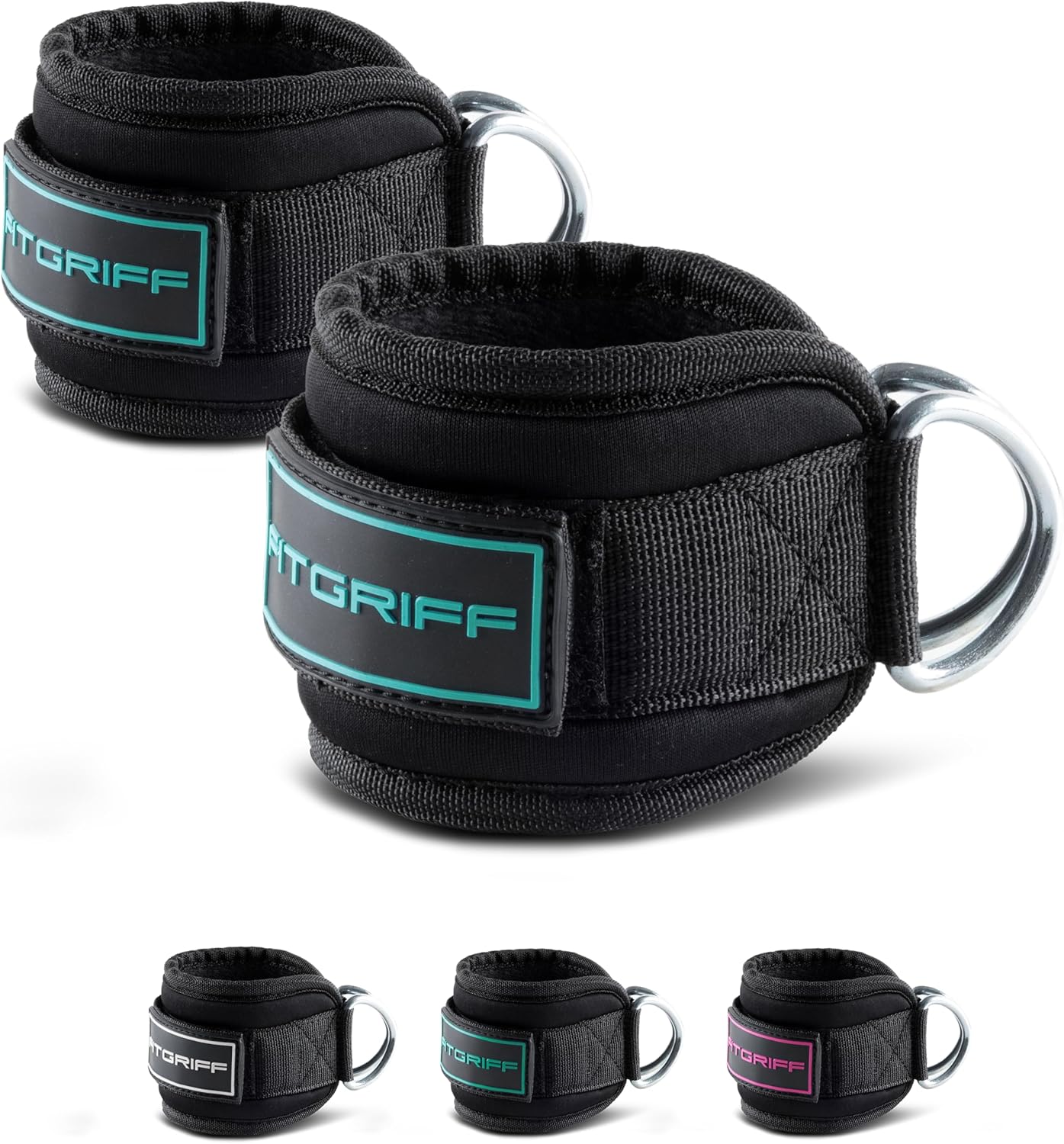 Fitgriff Ankle Straps V3 for Cable Machine (2 Pieces)