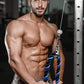 Deluxe Tricep Rope Pull down Cable