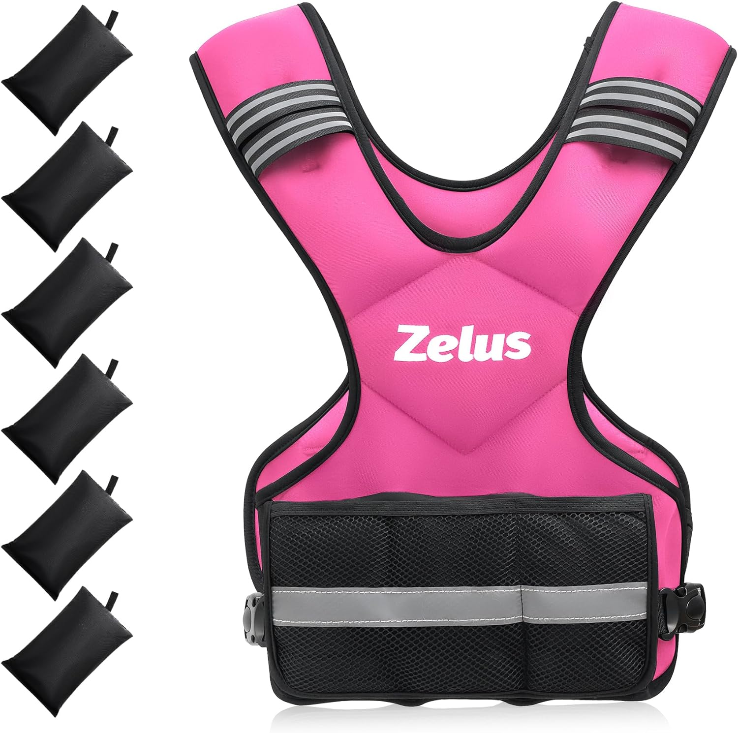 ZELUS Weighted Vest for Men and Women | 4-10Lb/11-20Lb/20-32Lb