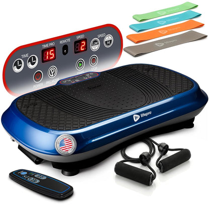 Lifepro Waver Vibration Plate Exercise Machine - Blue