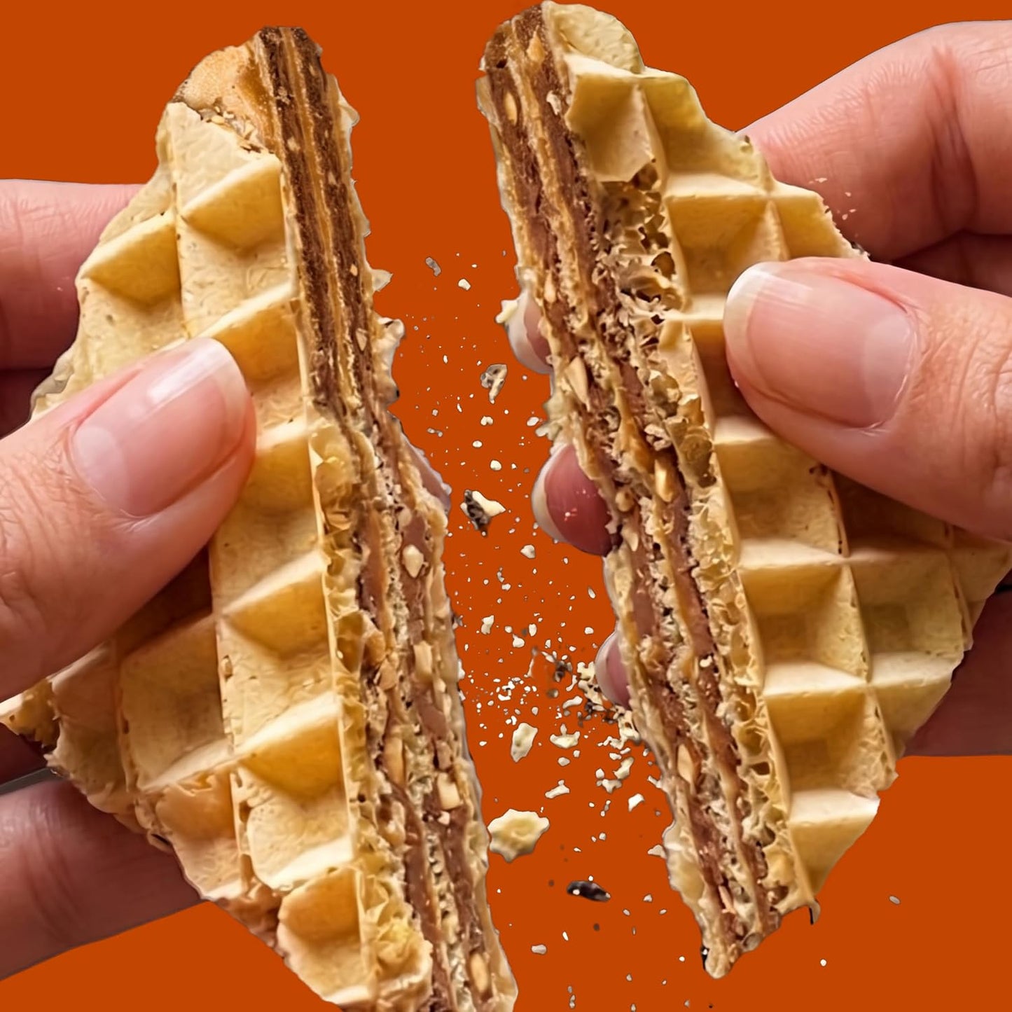 Rip Van Chocolate Hazelnut Wafer Cookies - Non GMO Keto Cookies - 16 Count