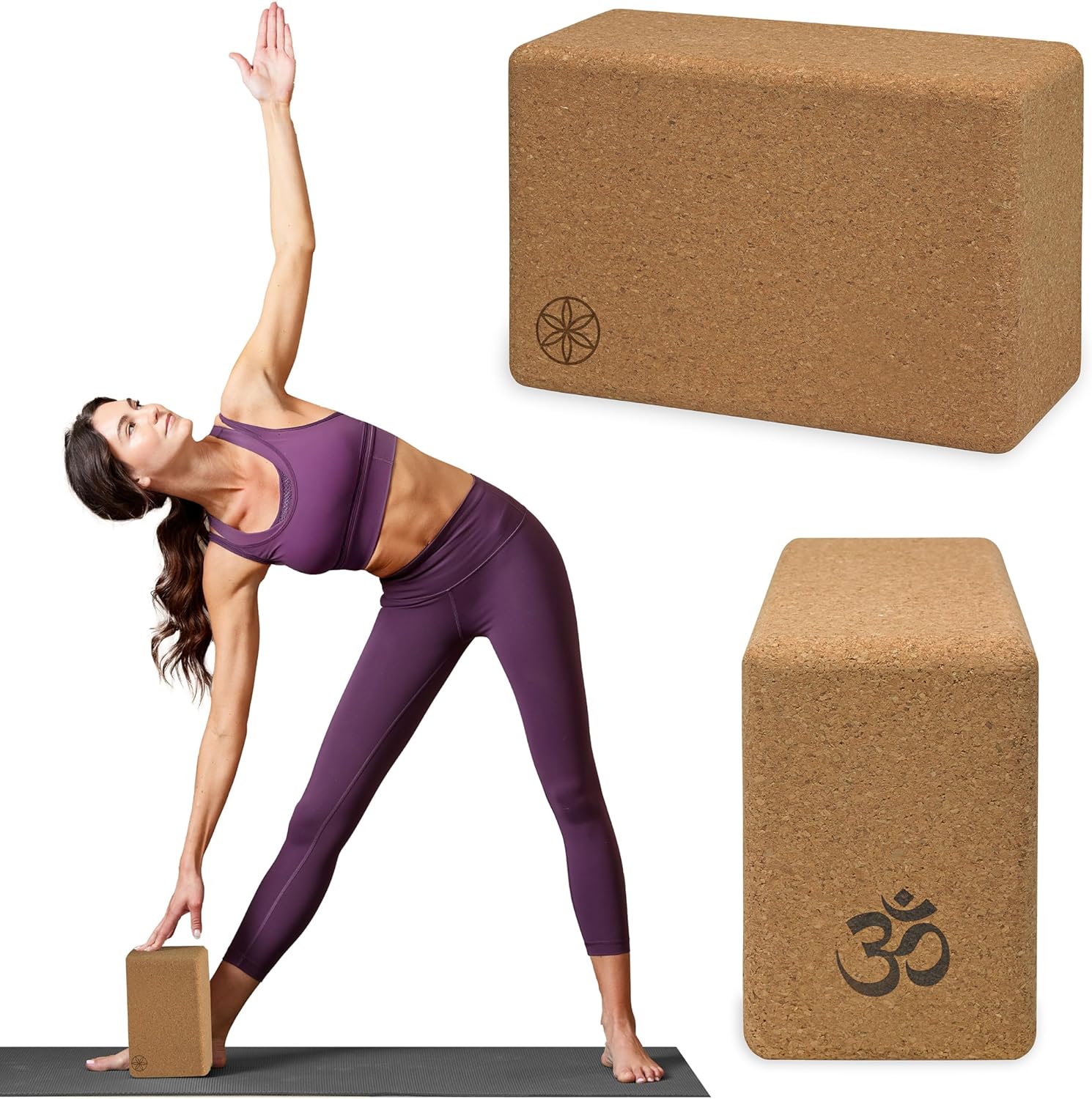 Gaiam Yoga Block - Supportive Latex-Free Eva Foam