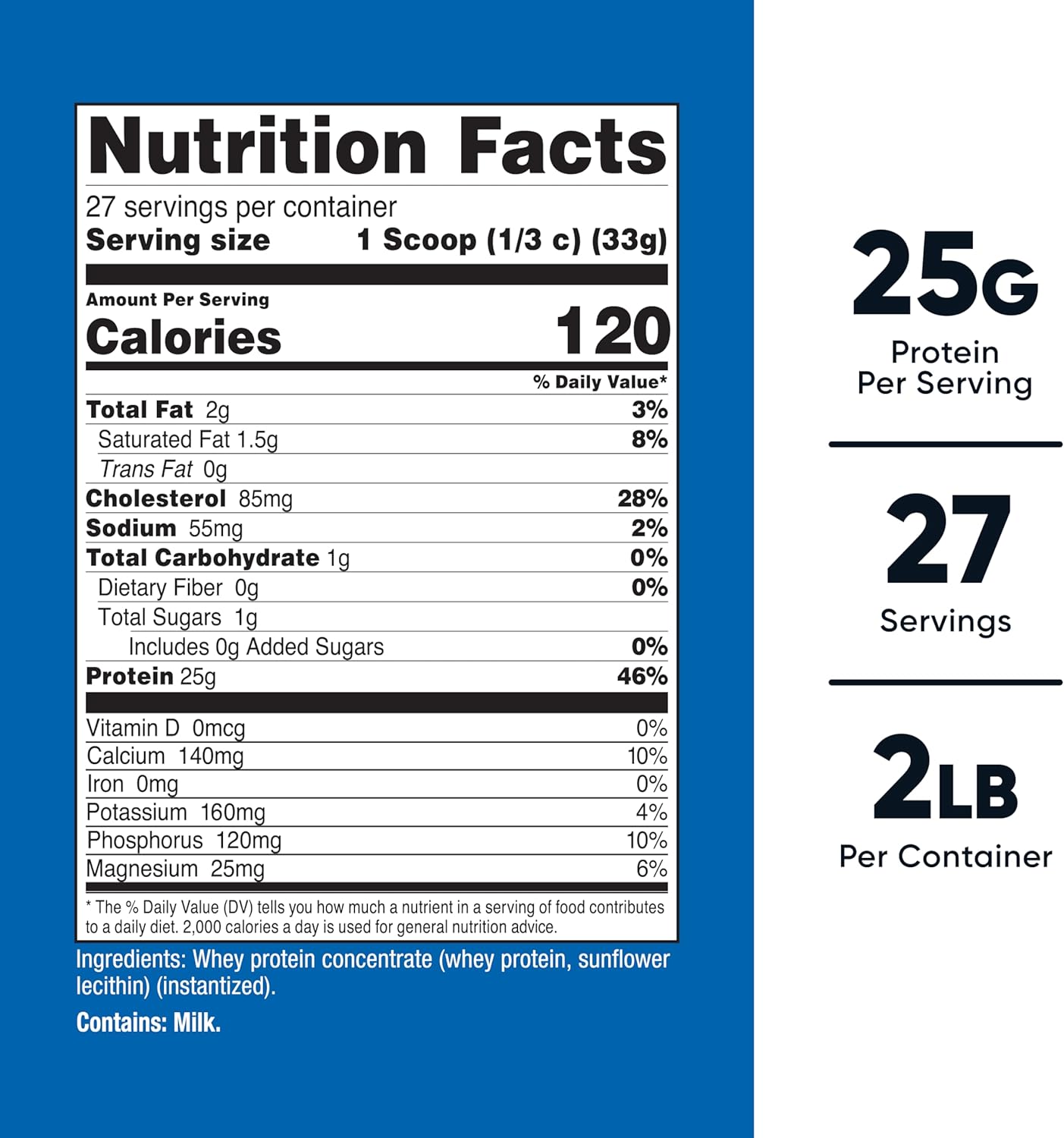 Nutricost Whey Protein Concentrate 2LBS