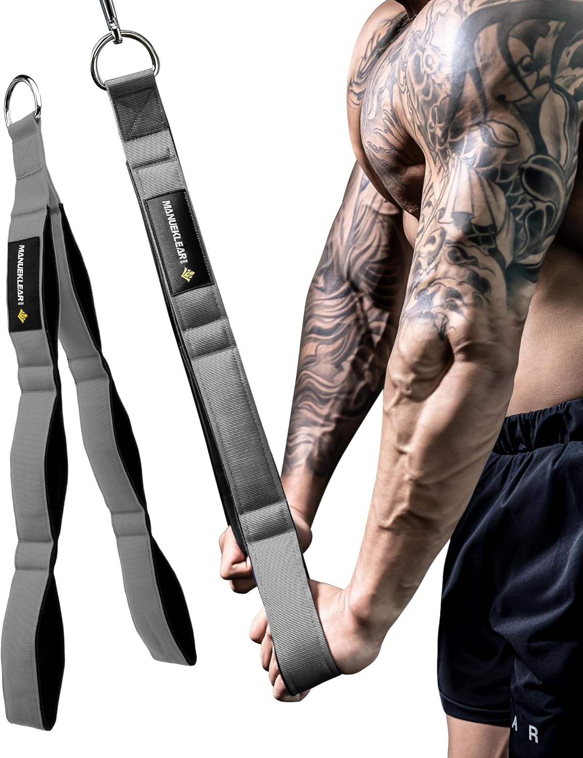 MANUEKLEAR Tricep Rope Cable Attachment Handles