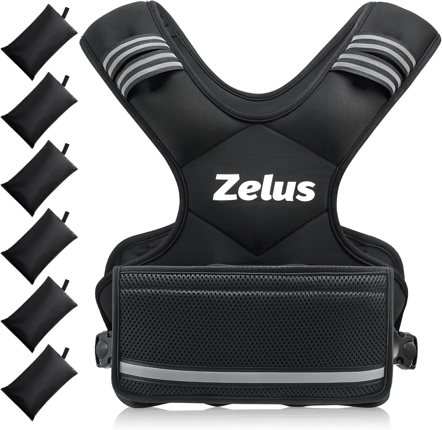 ZELUS Weighted Vest for Men and Women | 4-10Lb/11-20Lb/20-32Lb