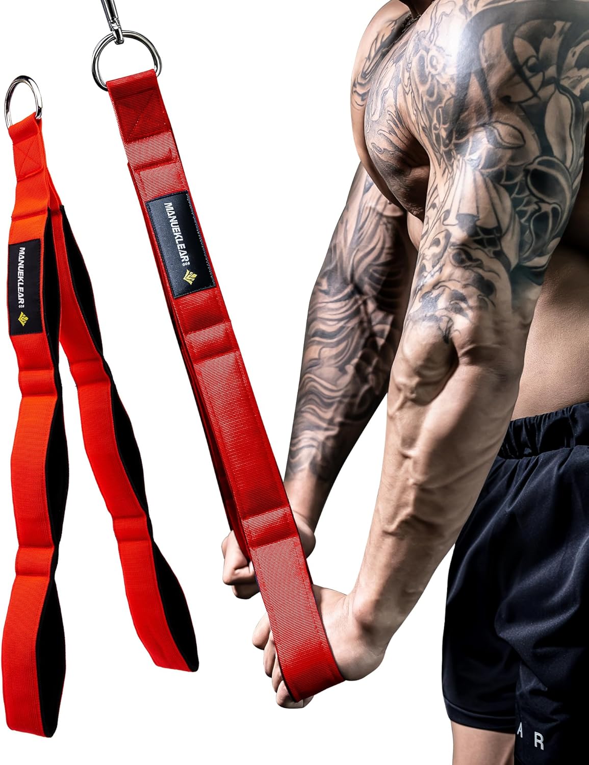 MANUEKLEAR Tricep Rope Cable Attachment Handles