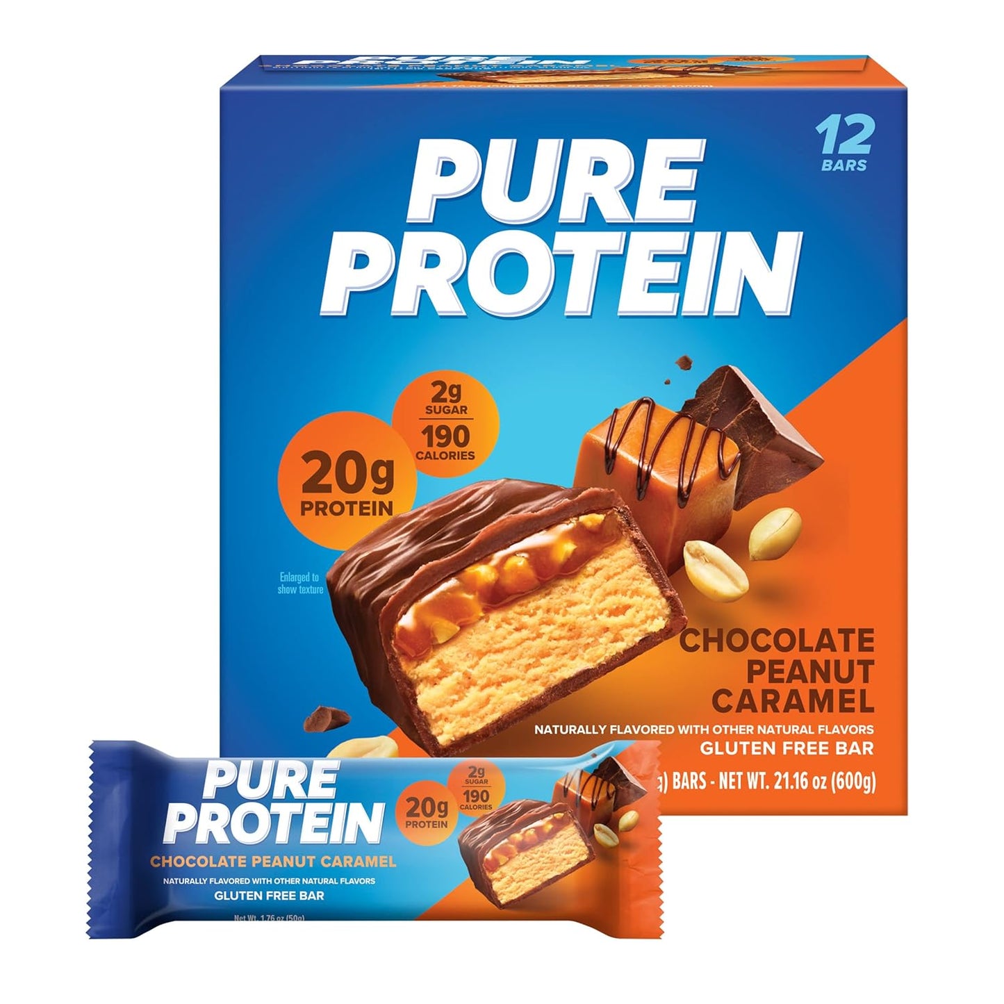 Pure Protein Bars – 20G Protein (12 Count) 