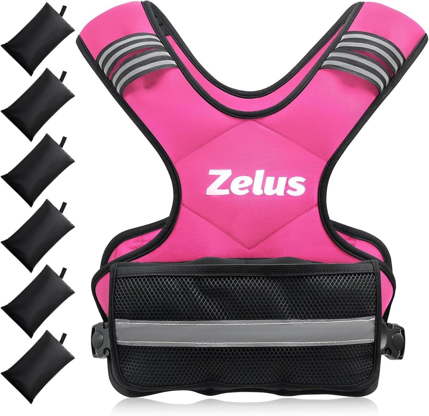 ZELUS Weighted Vest for Men and Women | 4-10Lb/11-20Lb/20-32Lb