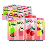 Bloom Pop Prebiotic Soda 12 Pack, Variety Pack, 12Oz Cans
