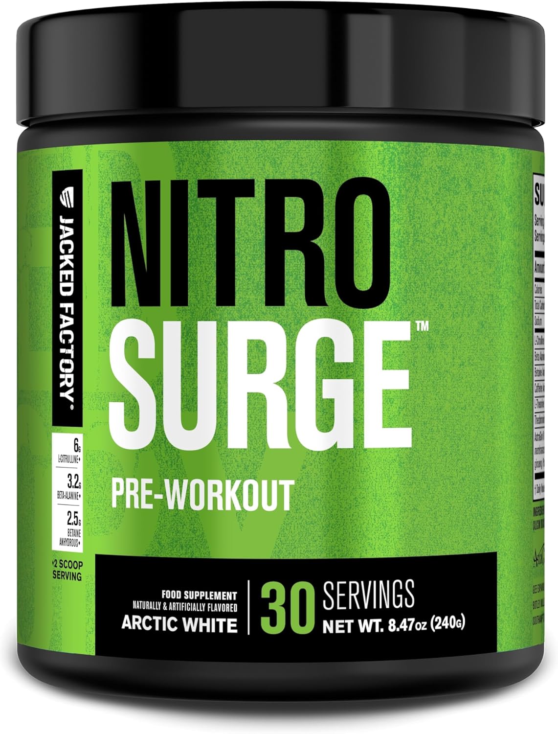 Jacked Factory NITROSURGE Pre Workout Supplement