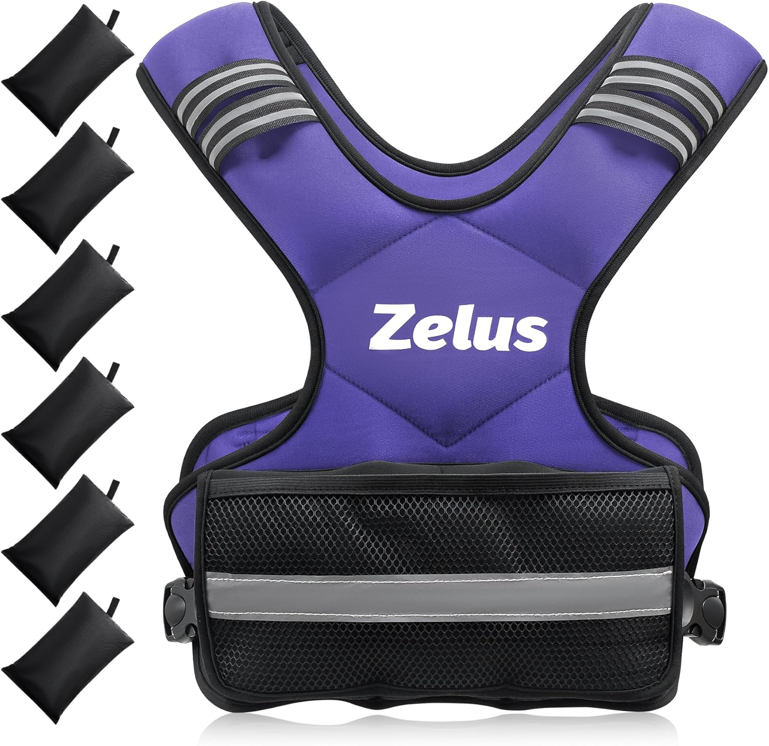 ZELUS Weighted Vest for Men and Women | 4-10Lb/11-20Lb/20-32Lb