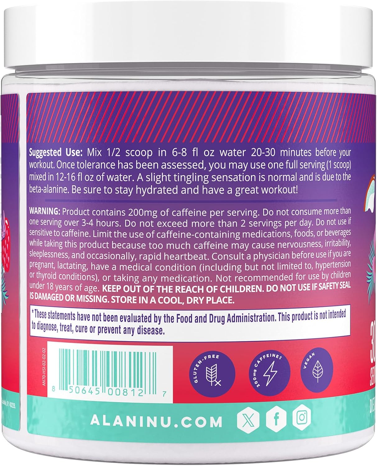 Alani Nu Pre Workout Powder