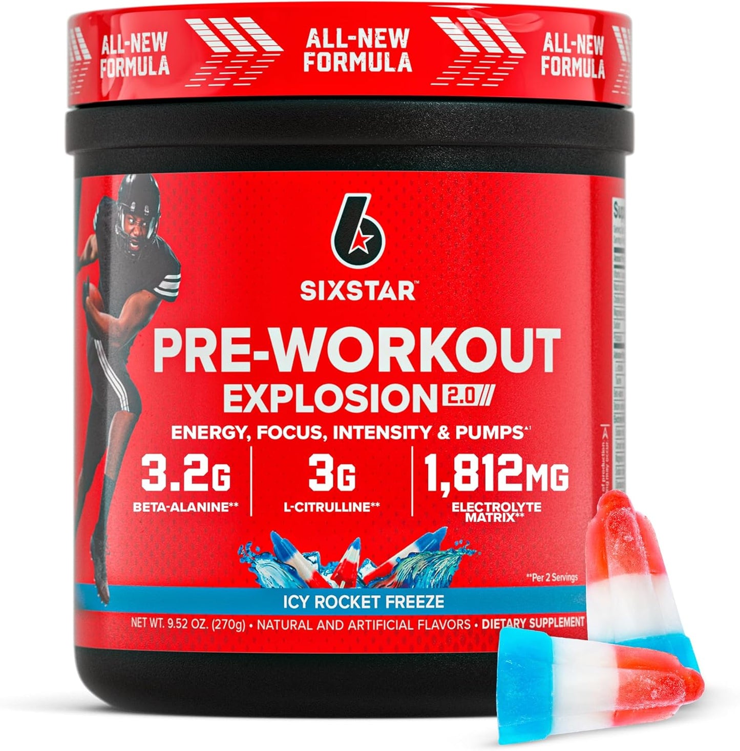 Six Star Pre-Workout Powder for Men & Women